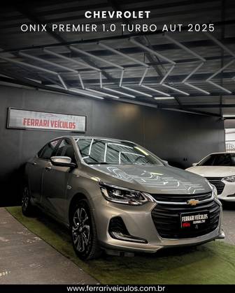 CHEVROLET ONIX 1.0 TURBO FLEX PLUS PREMIER AUTOMÁTICO CHEVROLET ONIX 1.0 TURBO FLEX PLUS PREMIER AUTOMÁTICO